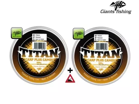 Giants Fishing vlasec Carp Plus Camou 600m