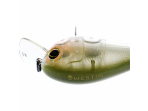 Westin: Wobler BassBite 1.5 Squarebill 6cm 13g Floating Clear Olive VÝPRODEJ
