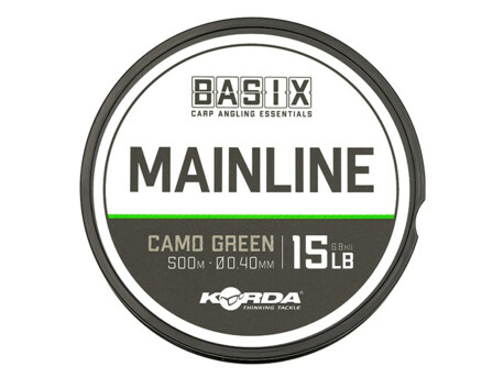 Korda Vlasec Basix Main Line Camo Green 500 m