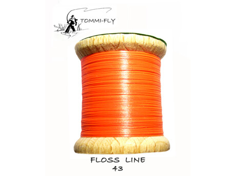 Tommi-fly FLOSS LINE - Tělíčková nit - fluo červená FLS43