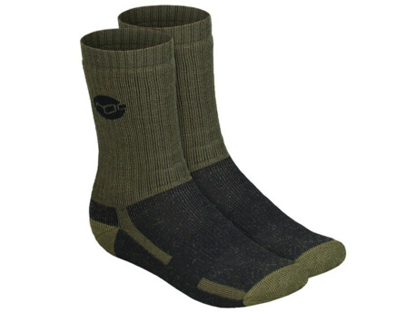 Korda Ponožky Kore Merino Wool Sock Olive VÝPRODEJ