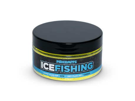 MIKBAITS ICE FISHING pstruh řada - Sypký fluo dip Sýr 100ml
