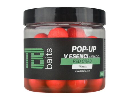 TB Baits Plovoucí Boilie Pop-Up Red Crab + NHDC 65 g