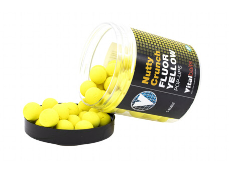 Vitalbaits Pop-Up Nutty Crunch Fluor Yellow 80g 18mm