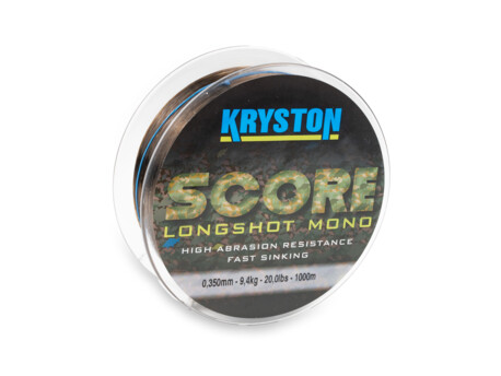 Kryston vlasce - Score Long Shot Mono 0,285mm 14lb 1000m hnědý