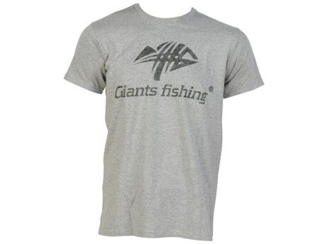 Giants fishing Tričko pánské šedé Camo Logo