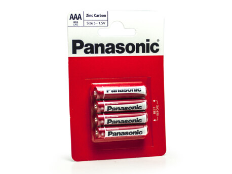 PANASONIC AAA R03 1,5V Zinc Carbon baterie