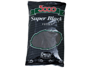 SENSAS Krmení 3000 Super Black (Feeder-černý) 1kg VÝPRODEJ