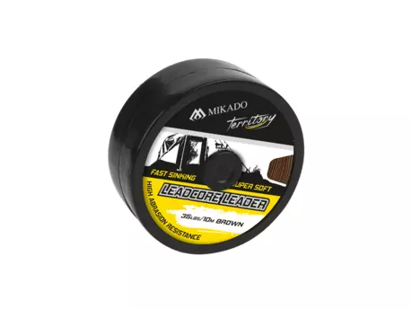 MIKADO LEADCORE LEADER 45lbs/10m HNĚDÁ