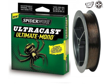 SPIDERWIRE Vlasec Spider Ultimate Mono hnědý 270m