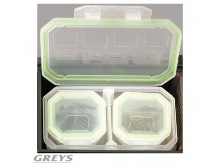 Greys krabička na doplňky velikost S (menší) Prodigy Klip Lok Base Boxes S