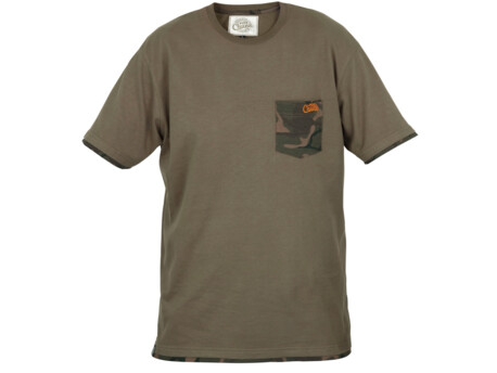 FOX Tričko Chunk Khaki Camo Pocket T Shirt