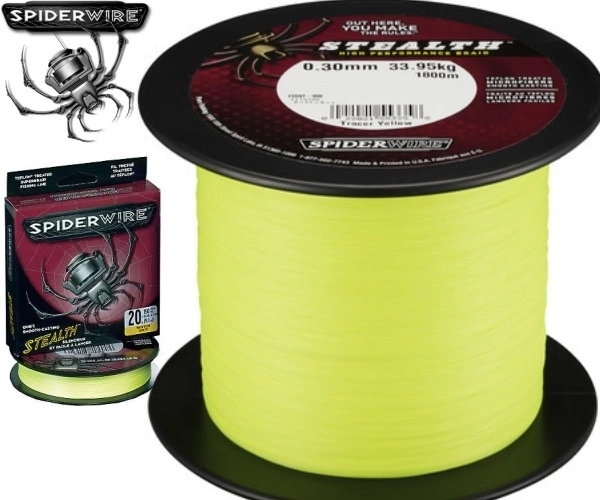 Spiderwire ŽLUTÁ (4,50Kč/1m) 0,38-0,40mm