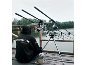R-SPEKT Rybářská mikina s kapucí Fishing Edition čokoládová VÝPRODEJ