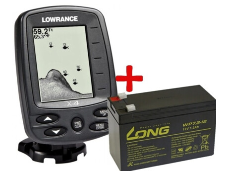 Lowrance X-4 + baterie ZDARMA!!
