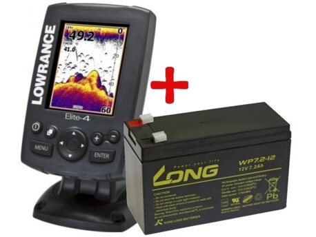 Lowrance ELITE 4 GPS + baterie ZDARMA!!