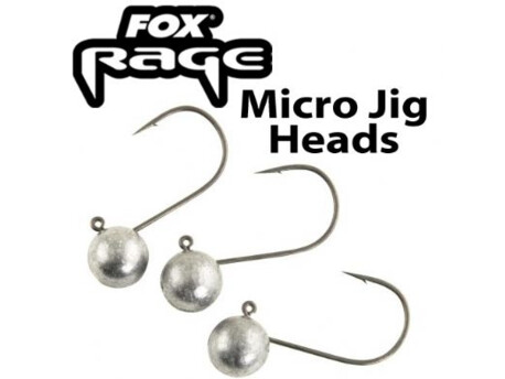Fox Rage Micro Jig Heads 5ks VÝPRODEJ