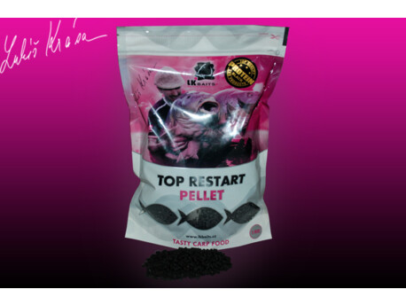 LK Baits Top ReStart Pellet Black Protein 1kg