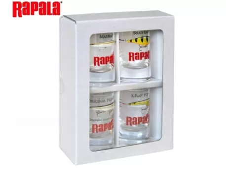 Rapala SHot Glass 4ks