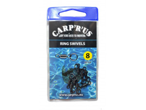 CARP ´R´ US Obatlíky s koužkem - Ring Swivel – size 8
