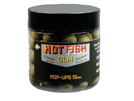 Dynamite Baits Hot Fish&GLM Food Bait Pop-Up 15 mm