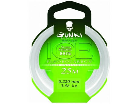 GUNKI Gunki Fluorocarbone Ice 25M