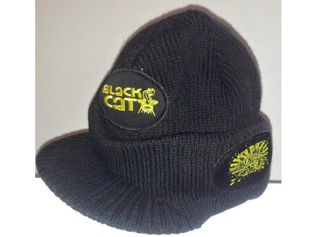 BLACK CAT čepice bonnet -30% VÝPRODEJ!!