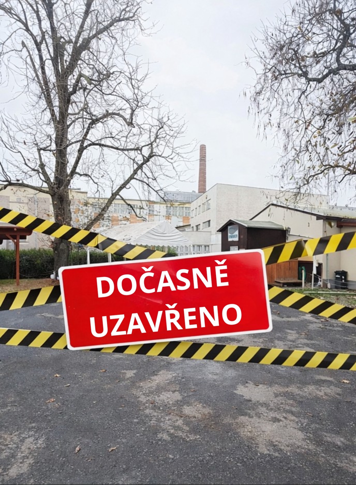 Dočasné uzavření kamenné prodejny