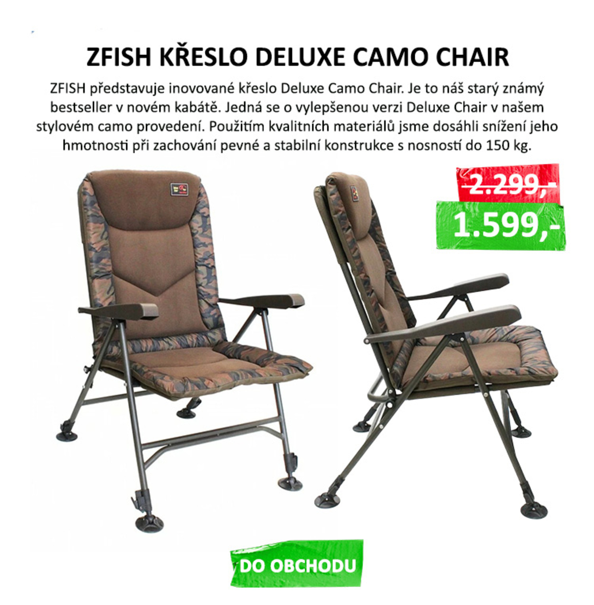 Nejlevnější rybářská křesílka a sedačky na trhu!