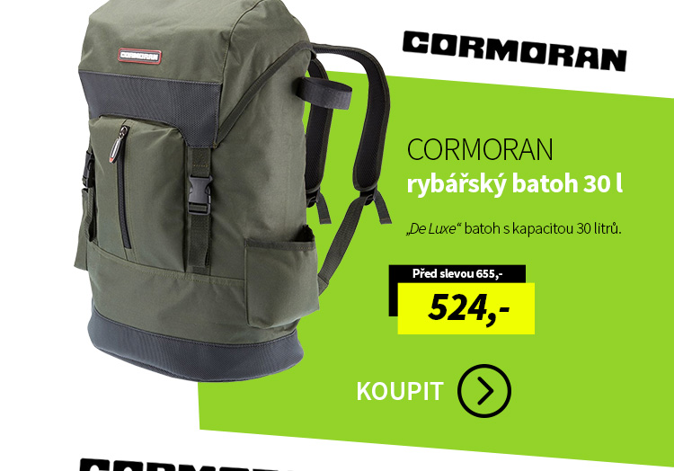 CORMORAN batoh 30l  - Tento batoh má velmi pohodlný systém nošení