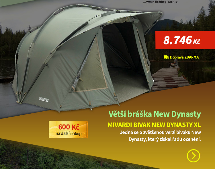 MIVARDI Bivak New Dynasty XL  - Poukaz na další nákup Vám bude zaslán společně se zbožím