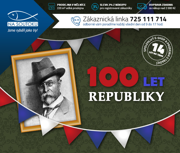 Rybářské potřeby Na Soutoku - e-shop pro rybáře a rybářky - při nákupu nad 2000 Kč doprava zdarma. Tradice 14 let, kamenná prodejna, velké skladové zásoby.