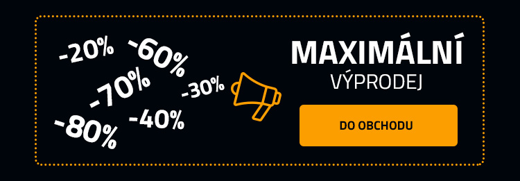  Maximální výprodej rybářských potřeb.