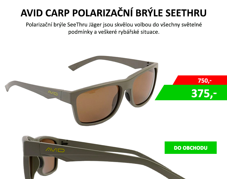 Avid Carp Polarizační Brýle Seethru Jäger Polarised Sunglasses AKCE - Jsou to takové all-round brýle. Brýle Jäger mají nenápadnou jemně zelenou khaki barvu, ale i když jsou nenápadné, tak jsou stále stylové. Nová technologie sklíček SeeThru ...
