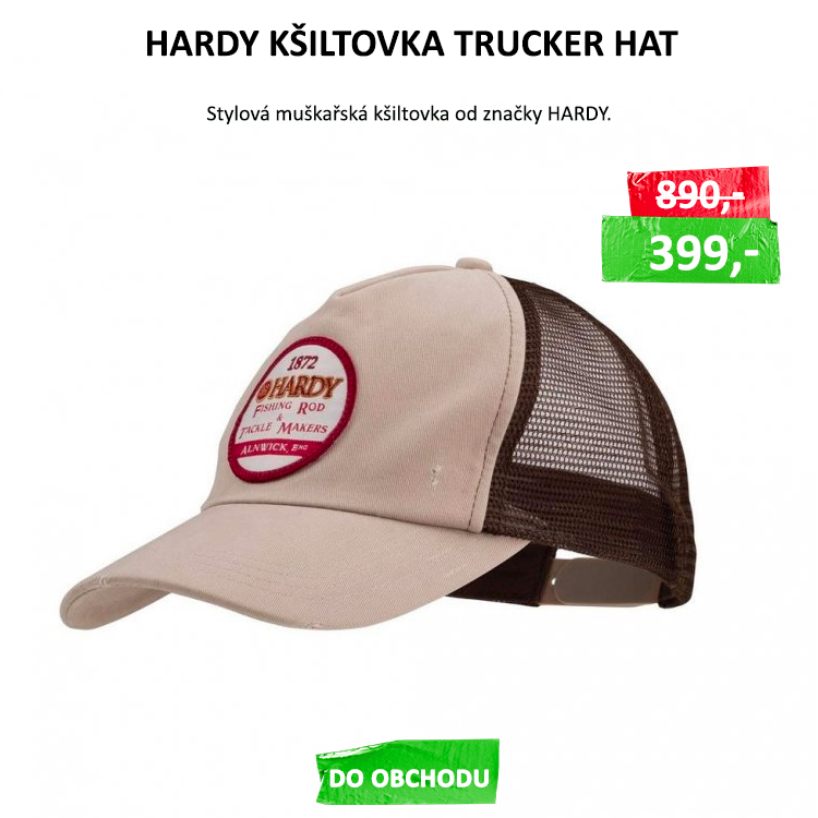 HARDY kšiltovka Trucker Hat VÝPRODEJ - 
