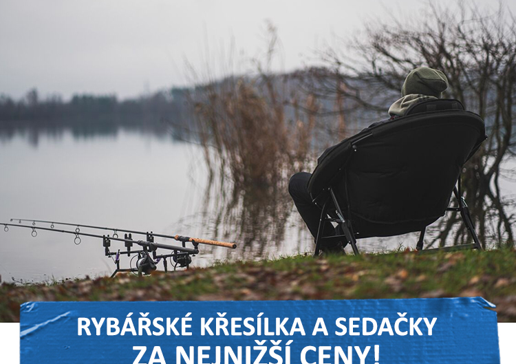 Rybářská křesla a židle - skládací - Skládací židlička vám může zpříjemnit čekání na záběr - je lehká a snadno přenosná. Pro náročnější rybáře najdete v nabídce rybářská křesla, která mohou být ...