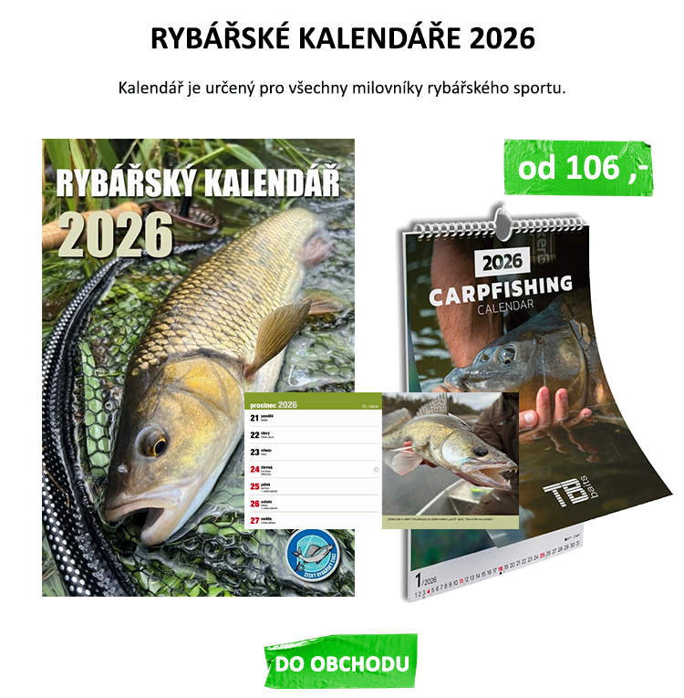 Kalendáře - Rybářské kalendáře by neměli chybět na stole nebo na zdi žádnému rybáři.