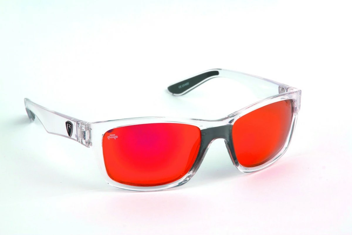 FOX Rage Brýle Sunglasses Transparent / Mirror Red