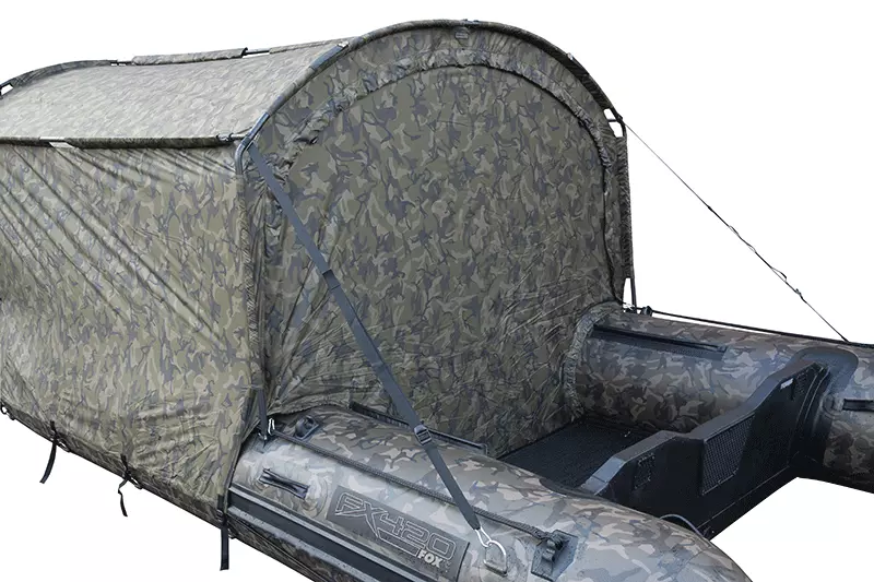 FOX Člun s bivakem FX420 CAMO BOAT BIVVY