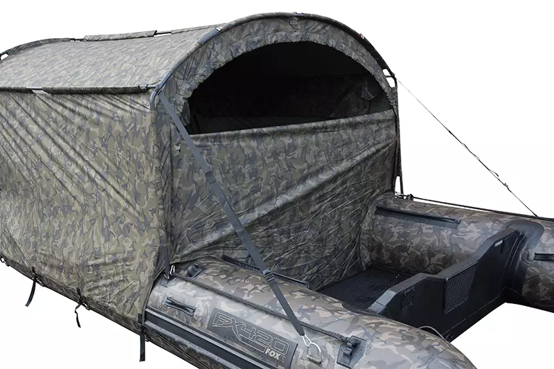 FOX Člun s bivakem FX420 CAMO BOAT BIVVY