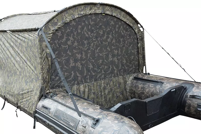 FOX Člun s bivakem FX420 CAMO BOAT BIVVY