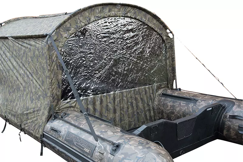 FOX Člun s bivakem FX420 CAMO BOAT BIVVY