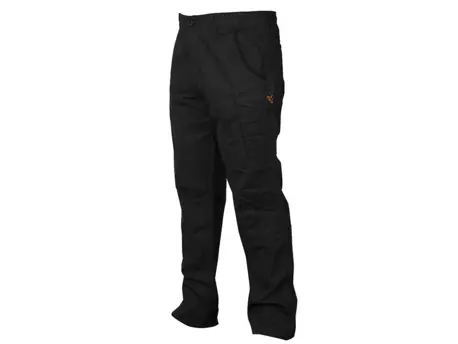 FOX Kalhoty COLLECTION BLACK & ORANGE COMBAT TROUSERS VÝPRODEJ