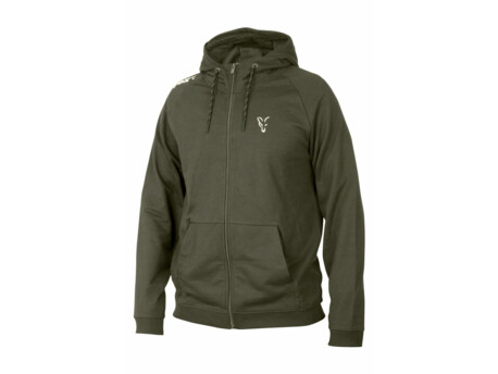 FOX Mikina COLLECTION GREEN & SILVER LIGHTWEIGHT HOODIE