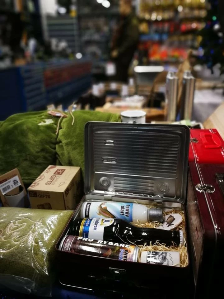 Dárkový plechový box pro rybáře