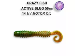 Crazy Fish Active Slug 2  5cm barva 14 motor oil