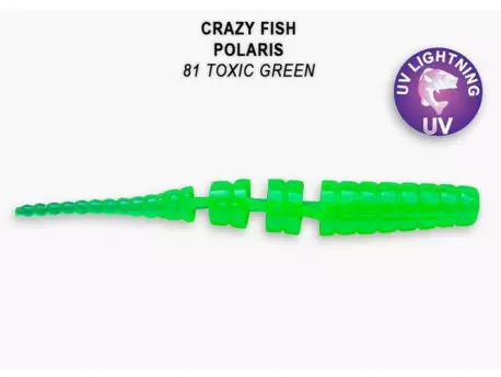 Crazy Fish Polaris 4,5cm barva  81 toxic green