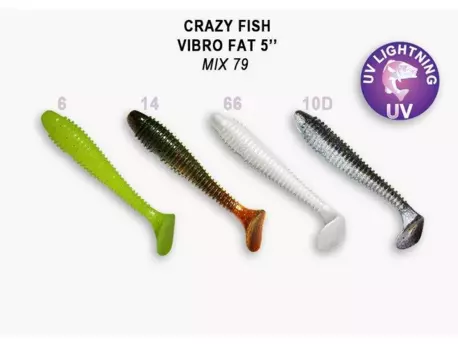 Crazy Fish Vibro Fat 12cm mix M79