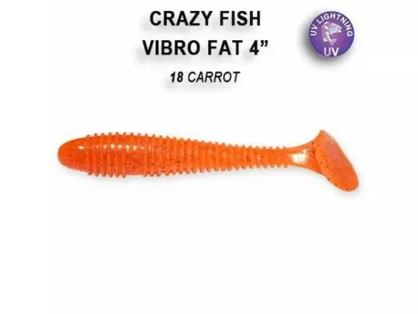 Crazy Fish Vibro Fat 10cm barva 18 carot