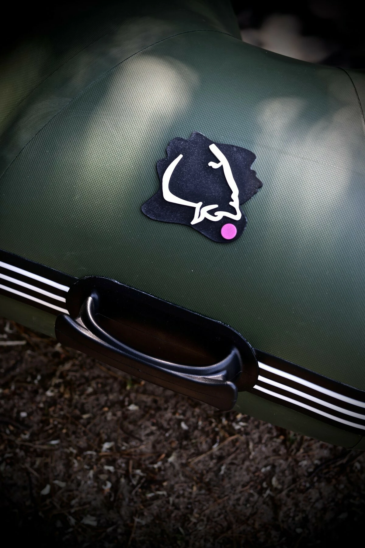 LK Baits člun Top Khaki Sonar 240 - skládací podlaha